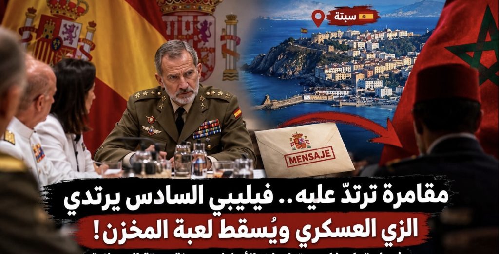 مقامرة ترتدّ عليه.. فيليبي السادس يرتدي الزي العسكري ويُسقط لعبة المخزن!