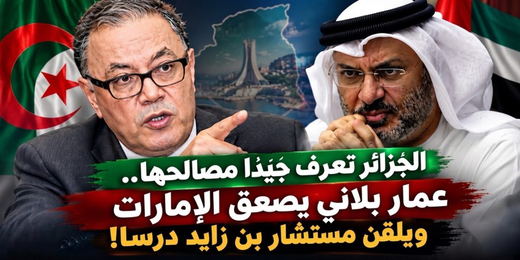 الجزائر تعرف مصالحها جيدا.. عمار بلاني يصعق الإمارات ويلقن مستشار بن زايد درسا!