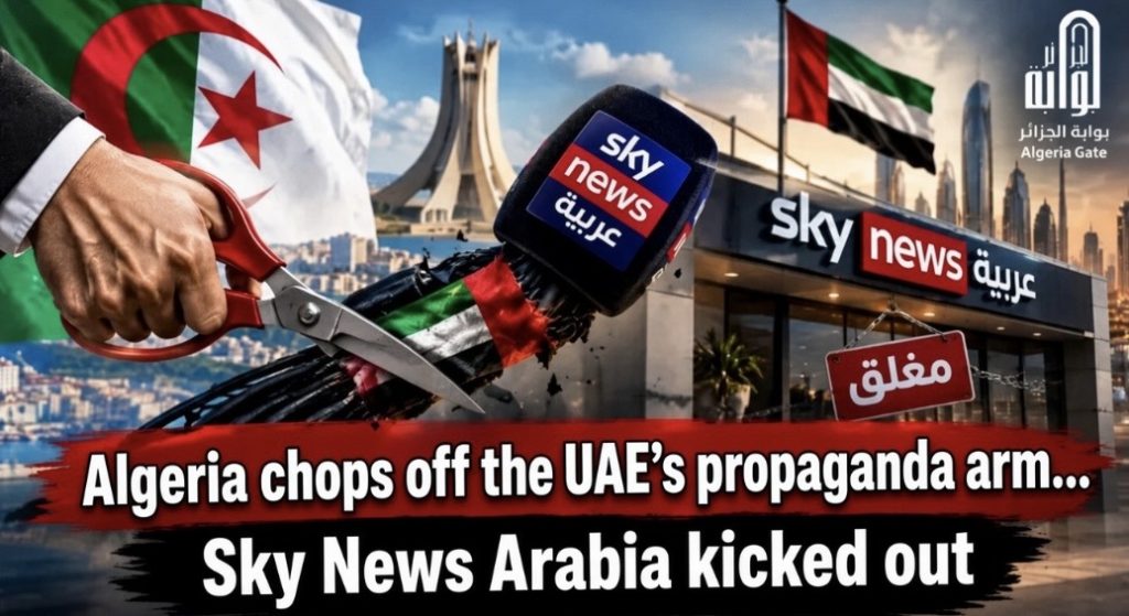 Algeria chops off the UAE’s propaganda arm… Sky News Arabia kicked out