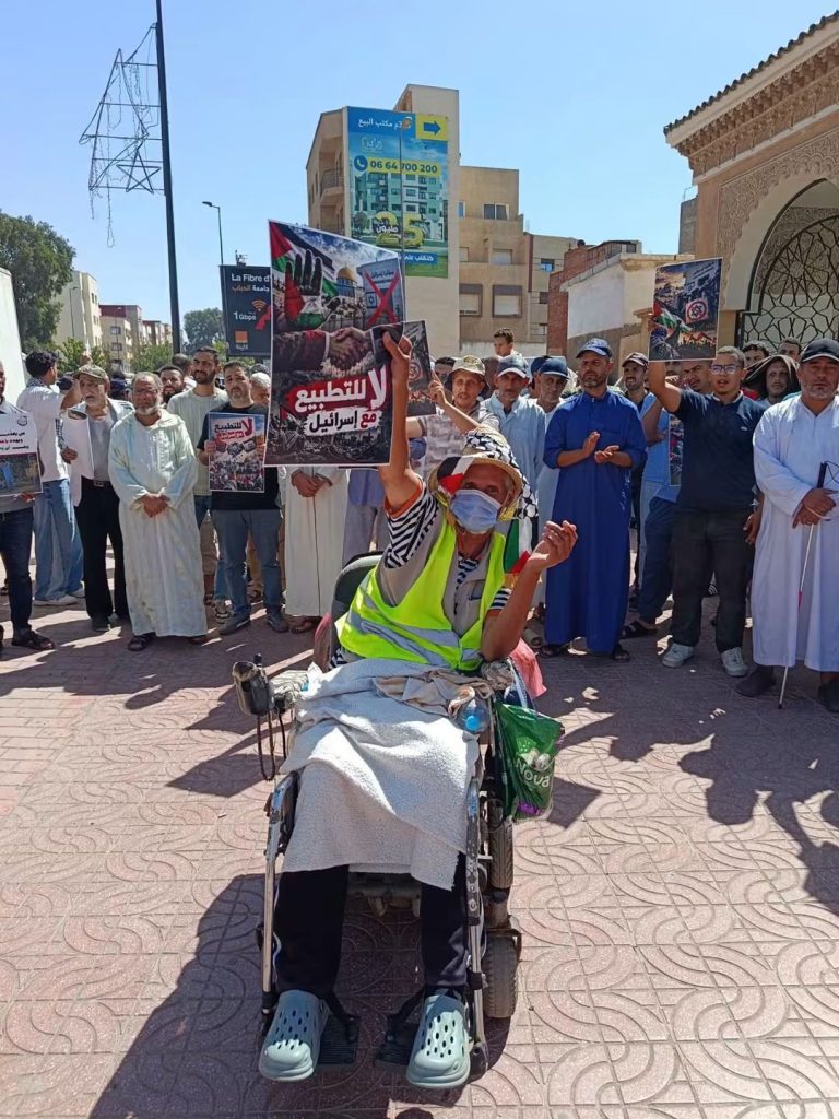 قمع وحشي للاحتجاجات المناهضة للتطبيع في المغرب!