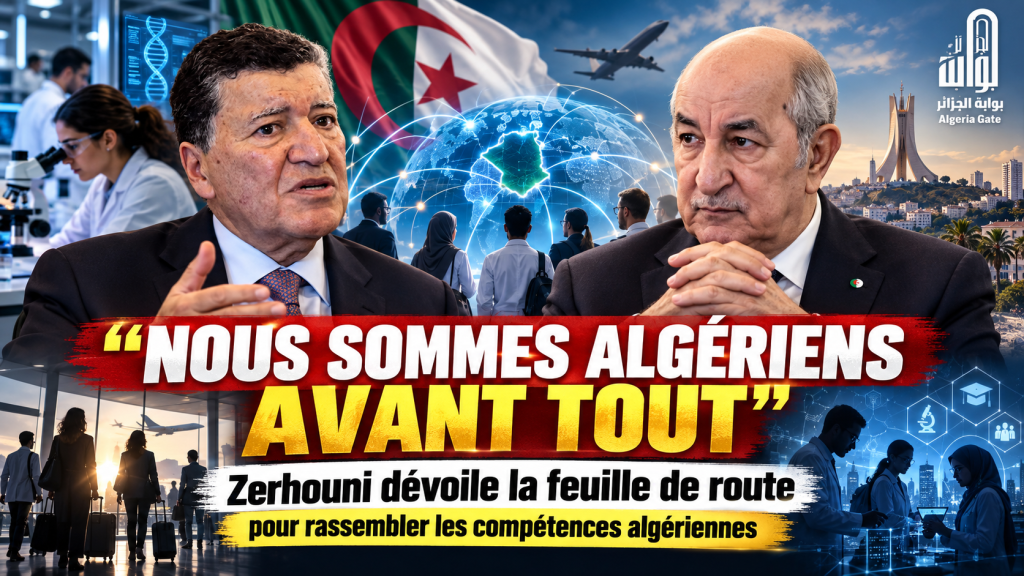 « Nous sommes Algériens avant tout » : Zerhouni dévoile la feuille de route pour rassembler les compétences algériennes