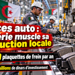 Pièces auto : l&rsquo;Algérie muscle sa production locale avec une usine de 864 000 plaquettes de frein par an