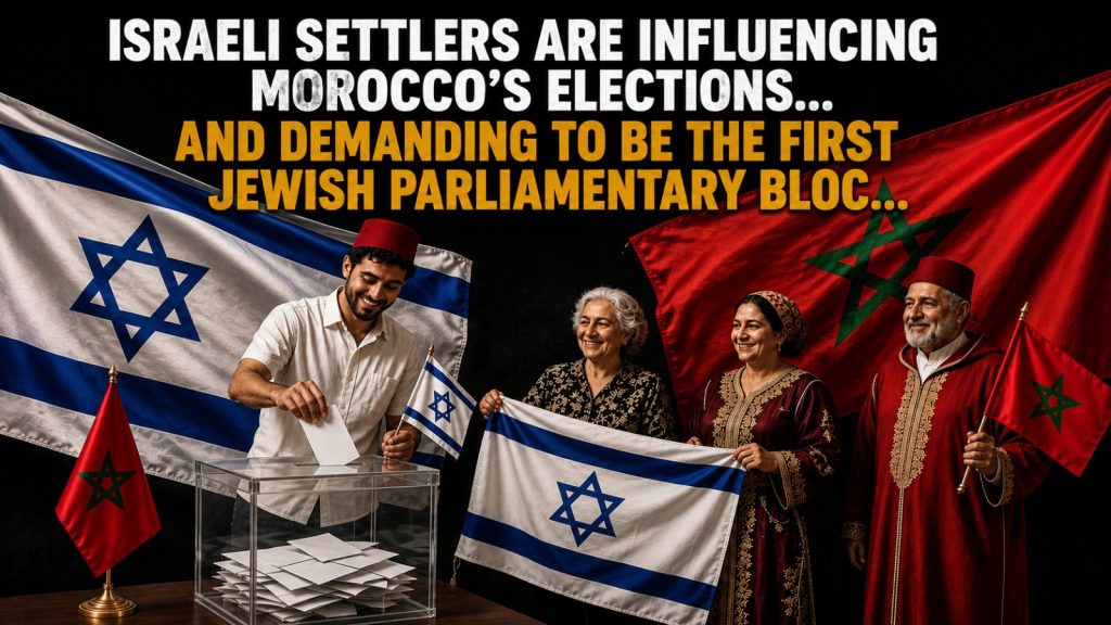 Israeli Settlers Storm the Moroccan Parliament!