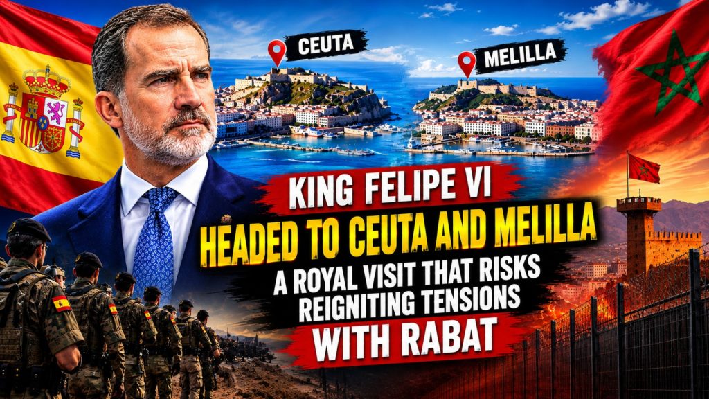 Felipe VI expected in Ceuta and Melilla: a royal visit that risks rekindling tensions with Rabat