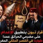 قرار تبون تطبيق الإعدام على مضرمي الحرائق عمدا يحدث حالة طوارئ في القصر الملكي المغربي!