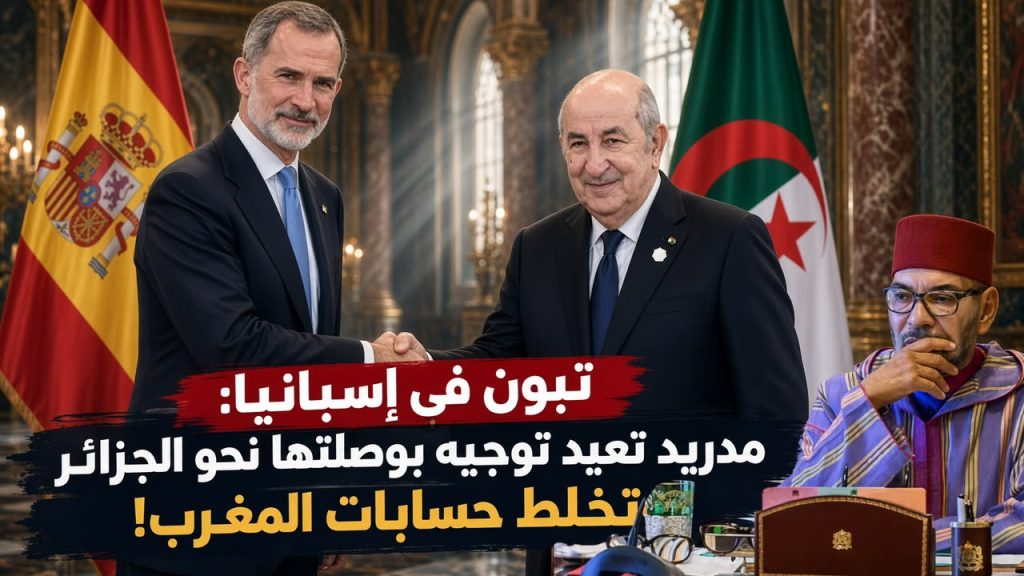 تبون في إسبانيا: مدريد تعيد توجيه بوصلتها نحو الجزائر وتخلط حسابات المغرب!