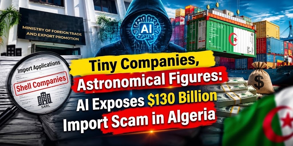 Tiny Companies, Astronomical Figures: AI Exposes $130 Billion Import Scam in Algeria