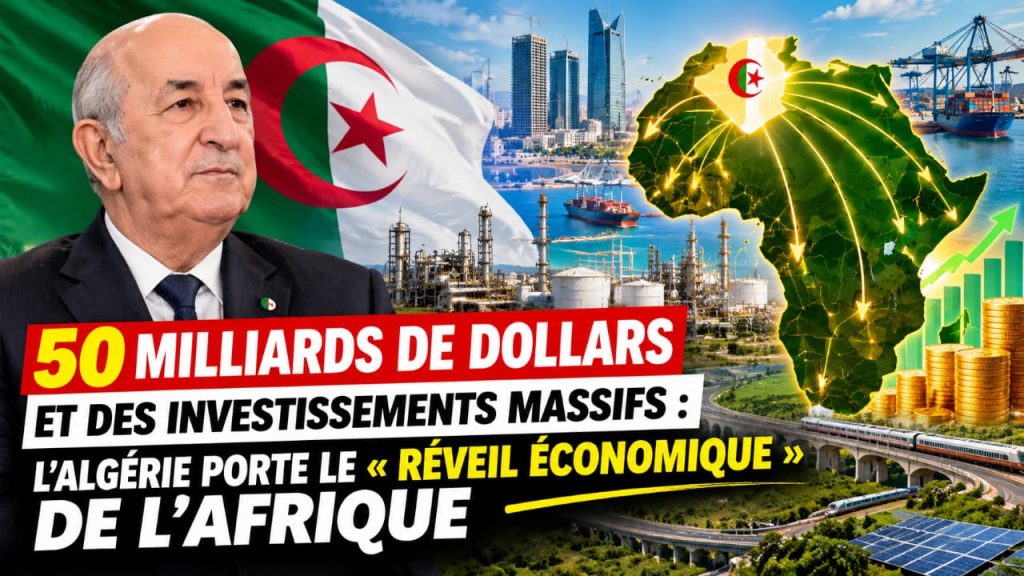 50 milliards de dollars et des investissements massifs : l&rsquo;Algérie porte le « réveil économique » de l&rsquo;Afrique