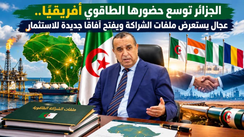 الجزائر توسع حضورها الطاقوي أفريقيًا.. عجال يستعرض ملفات الشراكة ويفتح آفاقا جديدة للاستثمار