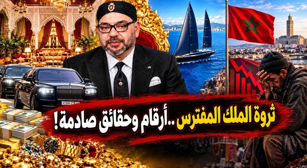 الصحافة الإسبانية تفضح بالأرقام ثروة الملك المفترس ..خامس أثرياء ملوك العالم والأغنى في أفريقيا !