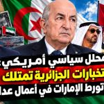 خبير استراتيجي أمريكي  : الاستخبارات الجزائرية تمتلك أدلة على تورط الإمارات في أعمال عدائية