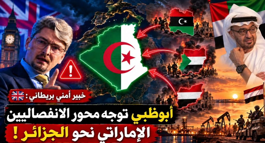 خبير أمني بريطاني : أبوظبي توجه محور الانفصاليين الإماراتي نحو الجزائر!