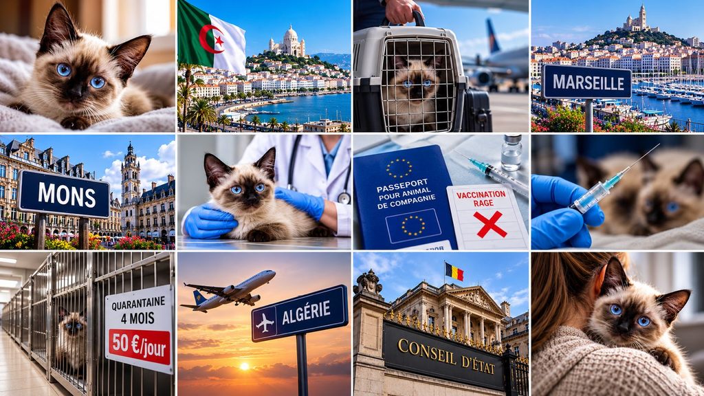Une Belge se bat pour sauver son chaton arrive d`Algérie, menace de renvoi ou d&rsquo;euthanasie