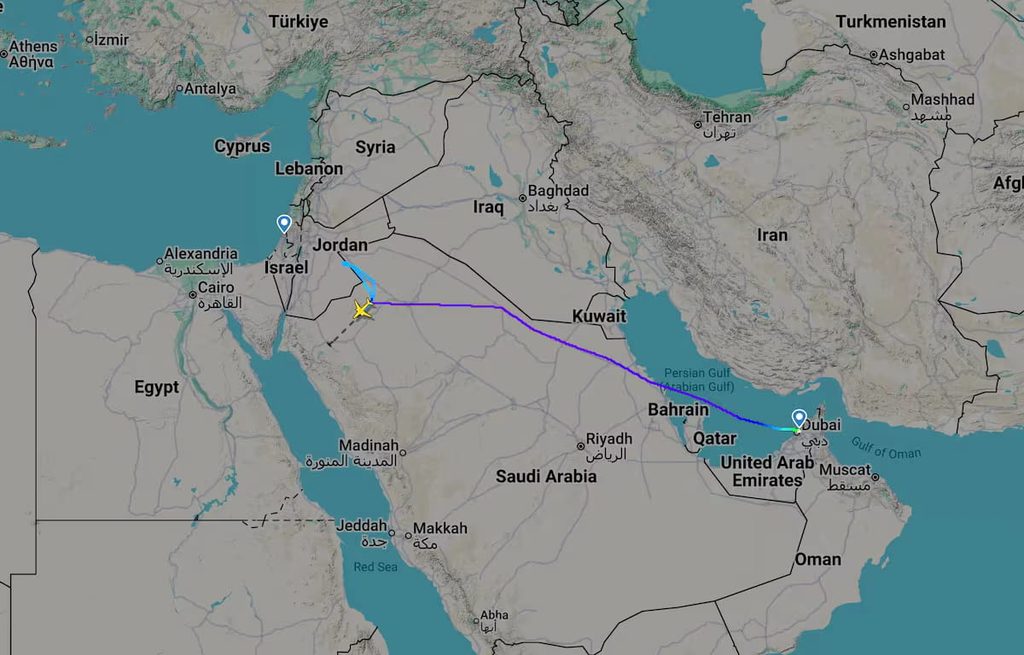 Alerte en plein vol: un avion de Fly Dubaï transportant des Israéliens dérouté vers l&rsquo;Arabie saoudite