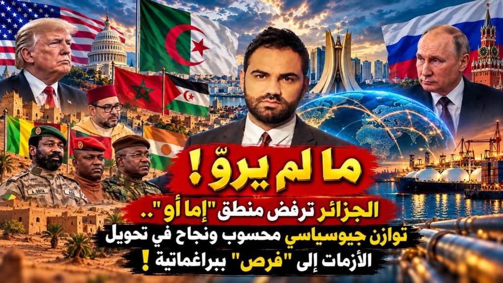 الجزائر ترفض منطق “إما أو”.. توازن جيوسياسي محسوب ونجاح في تحويل الأزمات إلى “فرص ” ببراغماتية !