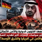 معهد الشؤون الدولية والأمن الألماني يعتبر سياسات الإمارات أكبر تهديد للسلام والأمن في أفريقيا والشرق الأوسط!