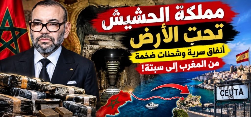 مملكة الحشيش تحت الأرض: أنفاق سرية وشحنات ضخمة من المغرب إلى سبتة!