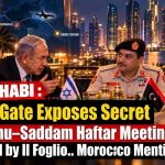 Algeria Gate Exposes Secret Netanyahu–Saddam Haftar Meeting in Abu Dhabi, Confirmed by Il Foglio.. Morocco Mentioned