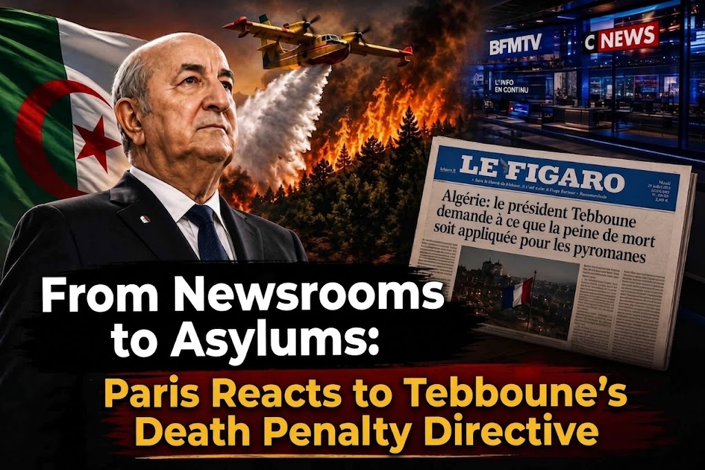 From Newsrooms to Asylums: Paris Reacts to Tebboune’s Death Penalty Directive
