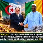 Mali–Algérie : Bamako ouvre plusieurs secteurs stratégiques aux investisseurs algériens