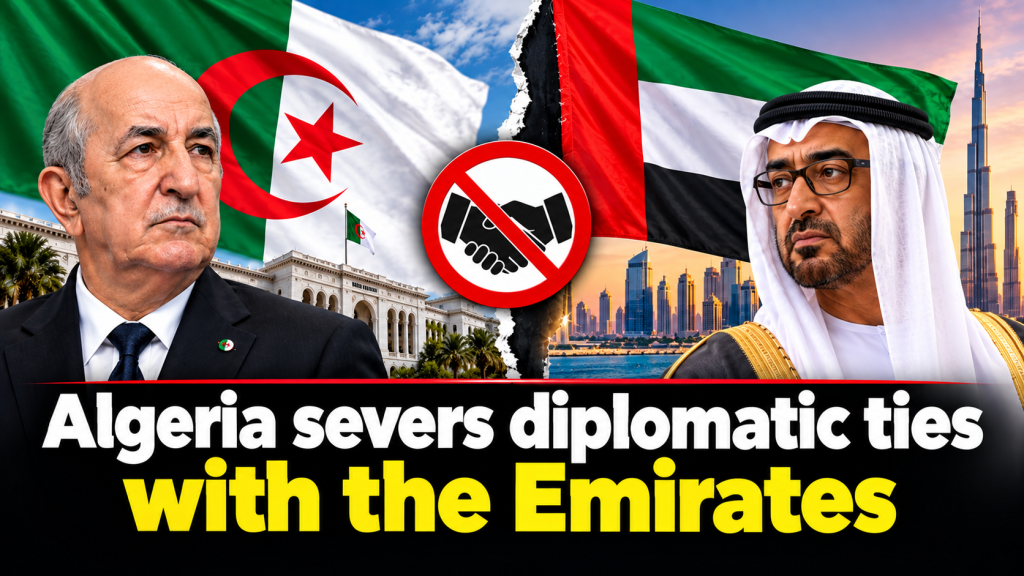 Algeria severs diplomatic relations with the Emirates