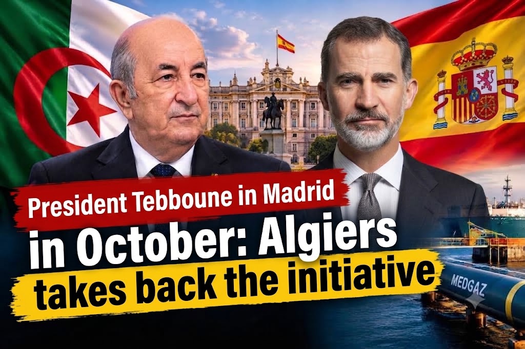 President Tebboune in Madrid in October: Algiers takes back the initiative