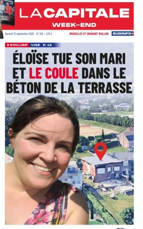 Huit ans après sa disparition, on retrouve les restes du Algérien Farid Bouzid enterrés sous une couche de béton en Belgique sa femme, l’auteure du crime !