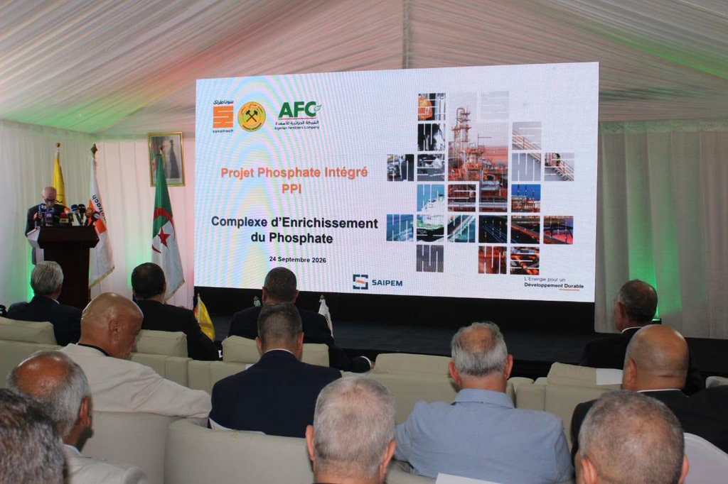 Algeria Lays Foundation Stones for Integrated Phosphate Complexes in Souk Ahras and Bir El Ater