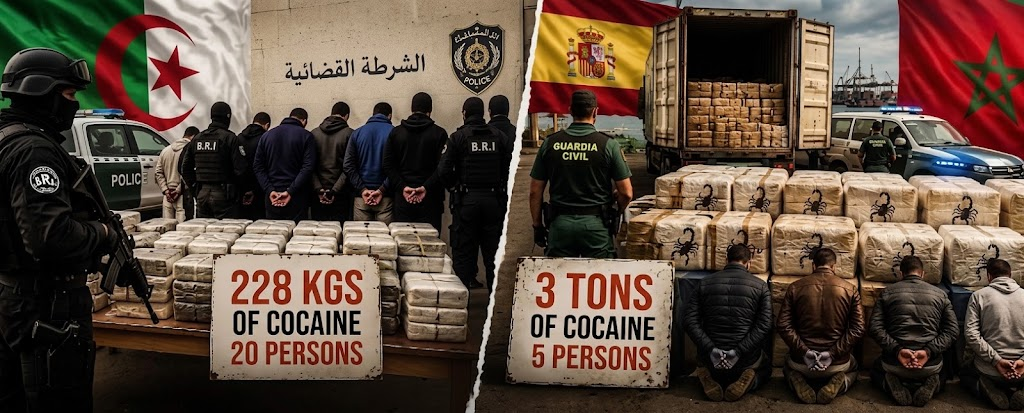 After Algeria… Morocco tries to flood Spain with 3 tons of cocaine!