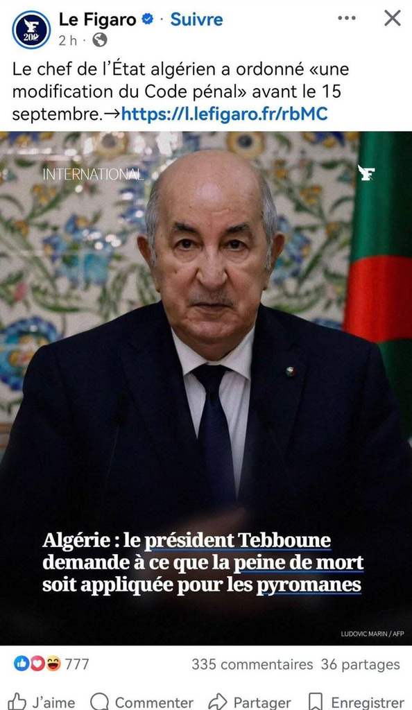 Tebboune frappe fort contre les incendiaires : les médias français s’agitent