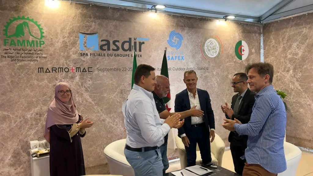 الرخام الجزائري يطرق أبواب السوق الصينية عبر بوابة «Marmomac» الإيطالية
