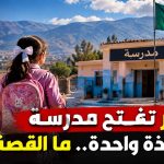 الجزائر تفتح مدرسة لتلميذة واحدة …ما القصة !