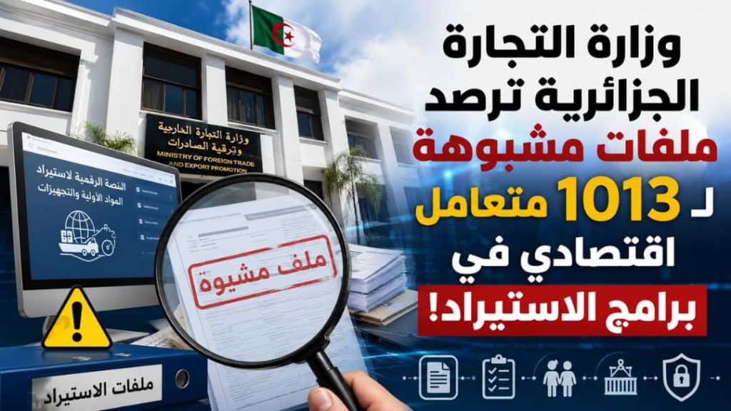 وزارة التجارة الجزائرية ترصد ملفات مشبوهة لـ1013 متعاملا اقتصاديا في برامج الاستيراد!