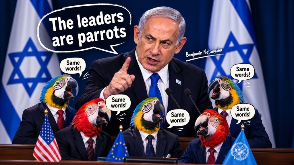 Netanyahu mocks world leaders!