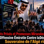 Jets Privés et Promesses Miraculeuses : L’Offensive Émiratie Contre la Décision Souveraine de l’Algérie