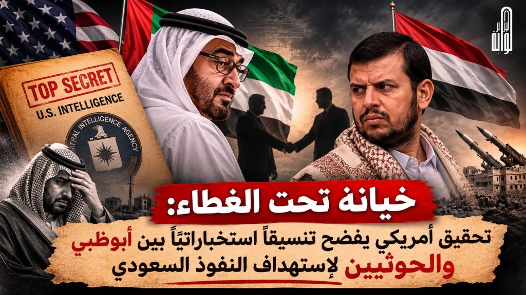 خيانة تحت الغطاء: تحقيق أمريكي يفضح تنسيقاً استخباراتياً بين أبوظبي والحوثيين لاستهداف النفوذ السعودي