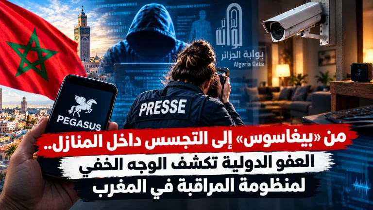 من «بيغاسوس» إلى التجسس داخل المنازل.. العفو الدولية تكشف الوجه الخفي لمنظومة المراقبة في المغرب