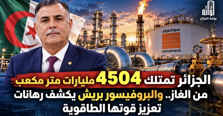 الجزائر تمتلك 4504 مليارات متر مكعب من الغاز.. والبروفيسور بريش يكشف رهانات تعزيز قوتها الطاقوية