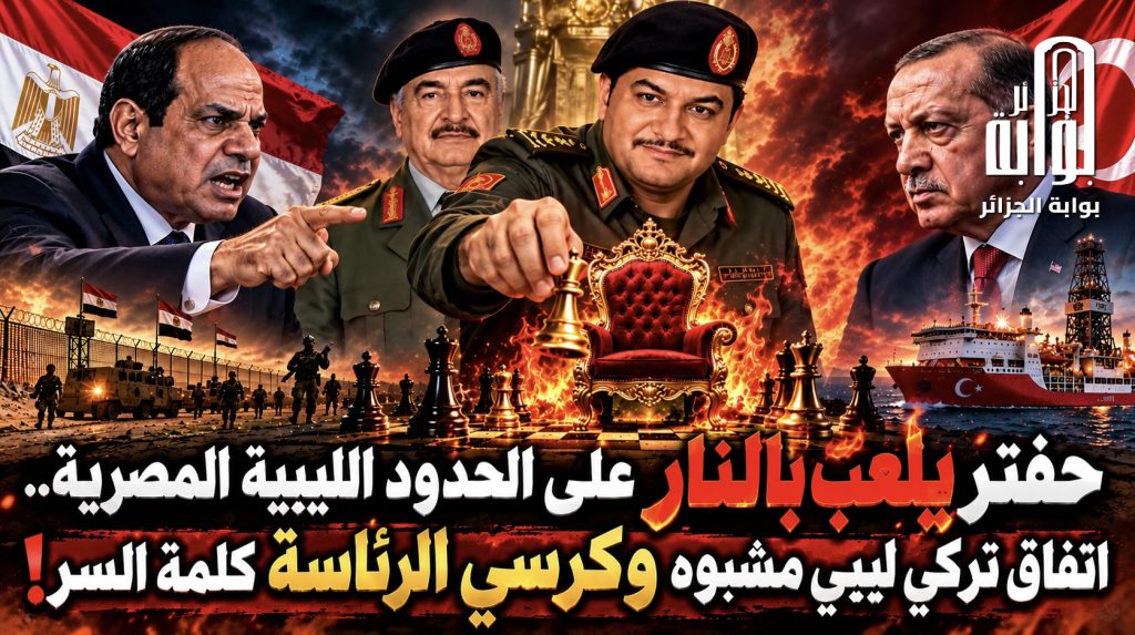 حفتر يلعب بالنار على الحدود الليبية المصرية.. اتفاق تركي ليبي مشبوه وكرسي الرئاسة  كلمة السر!