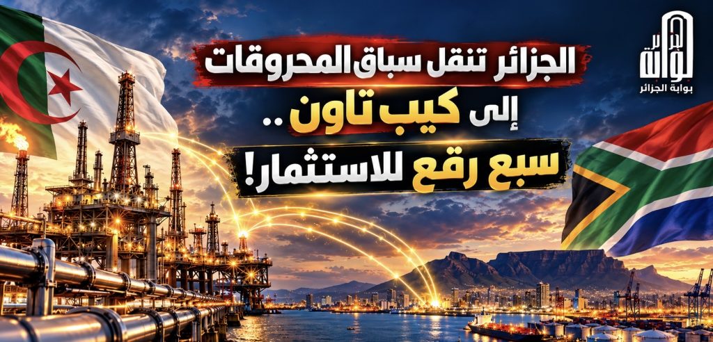 الجزائر تنقل سباق المحروقات إلى كيب تاون.. سبع رقع للاستثمار