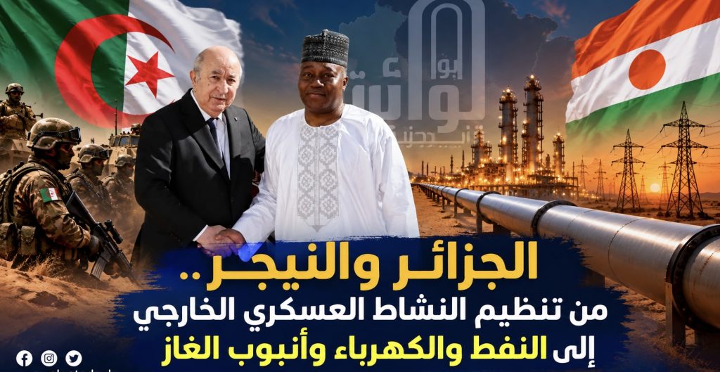 الجزائر والنيجر.. من تنظيم النشاط العسكري الخارجي إلى النفط والكهرباء وأنبوب الغاز