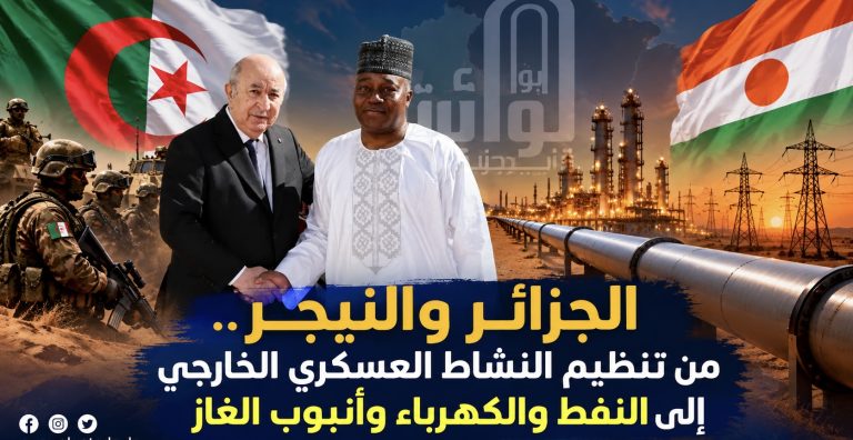 الجزائر والنيجر.. من تنظيم النشاط العسكري الخارجي إلى النفط والكهرباء وأنبوب الغاز