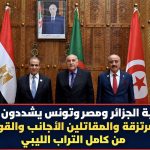 وزراء خارجية الجزائر ومصر وتونس يشددون على ضرورة انسحاب المرتزقة والمقاتلين الأجانب والقوات الأجنبية من كامل التراب الليبي ‬