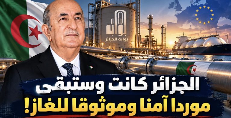 الجزائر كانت وستبقى موردا آمنا وموثوقا للغاز!