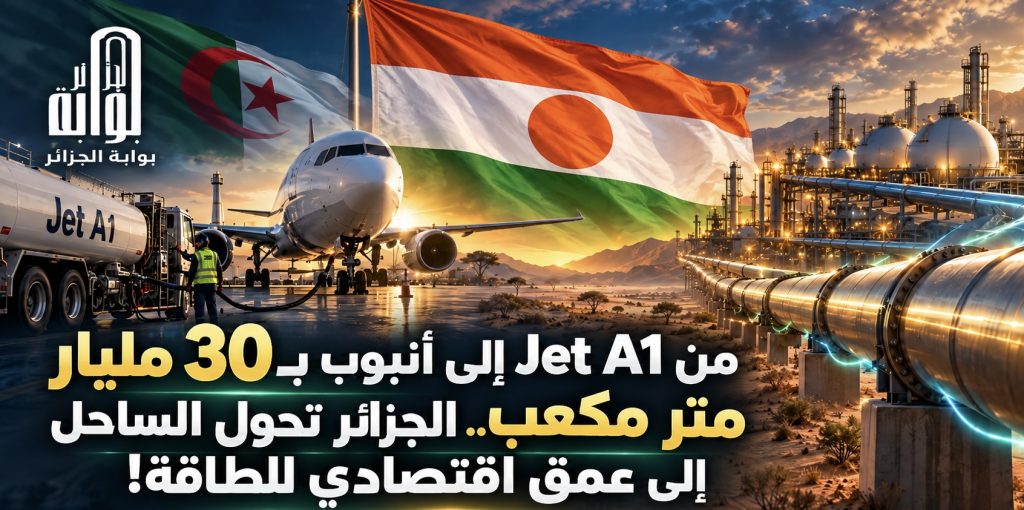 من Jet A1 إلى أنبوب بـ30 مليار متر مكعب.. الجزائر تحول الساحل إلى عمق اقتصادي للطاقة