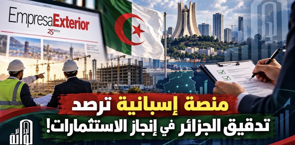 منصة إسبانية ترصد تدقيق الجزائر في إنجاز الاستثمارات!