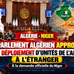 Le Parlement algérien approuve le déploiement d’unités de l’armée à l’étranger à la demande du Niger