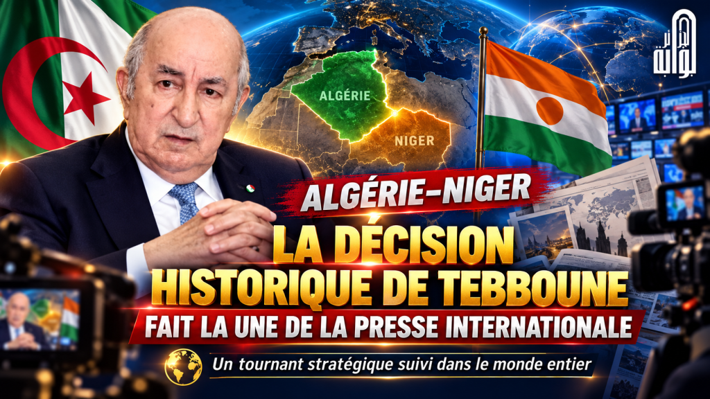 Algérie–Niger : la décision historique de Tebboune fait la une de la presse internationale