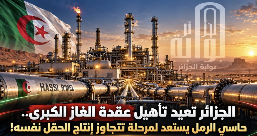 الجزائر تعيد تأهيل عقدة الغاز الكبرى.. حاسي الرمل يستعد لمرحلة تتجاوز إنتاج الحقل نفسه