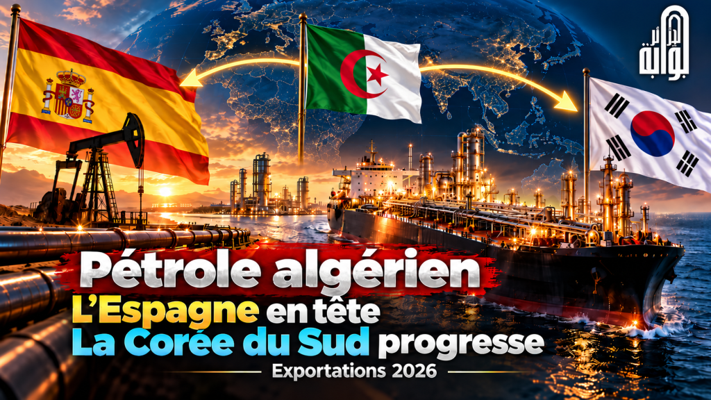 Pétrole algérien : l’Espagne en tête des importateurs, la Corée du Sud en forte progression